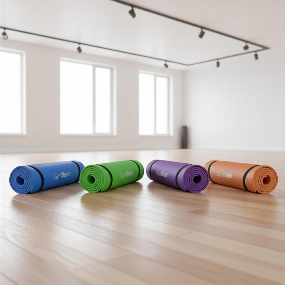 GymBeam Fitnessmatte und Yogamatte rutschfeste Gymnastikmatte Aerobicmatte 180x61x1 cm