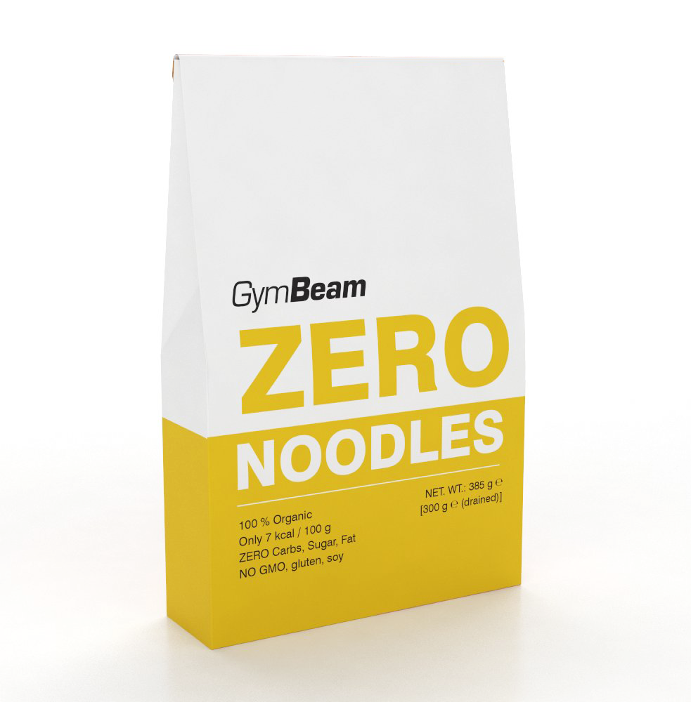 GymBeam BIO ZERO Nudeln glutenfrei aus Konjakmehl Vegan 385 g
