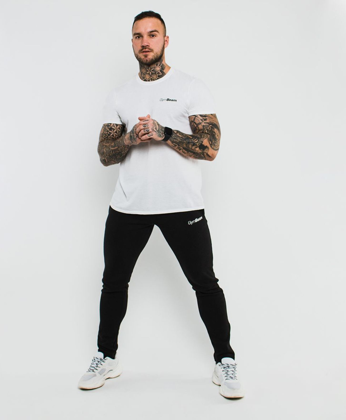GymBeam Basic T-Shirt atmungsaktiv für Männer aus 100% Baumwolle