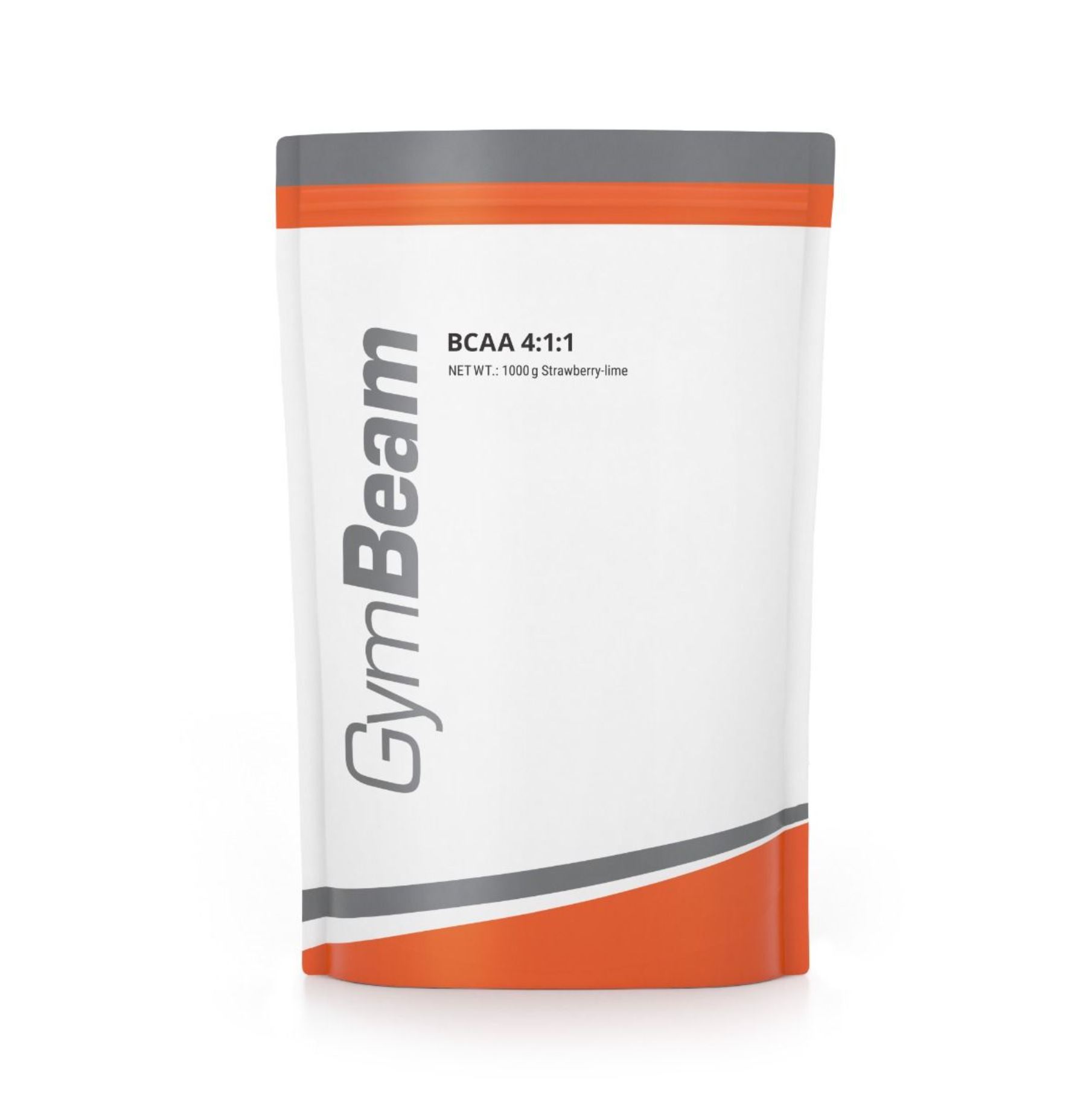 GymBeam BCAA 4:1:1 Instant laborgetestet rein pflanzlich in Pulverform Erdbeere-Limette 1000 g
