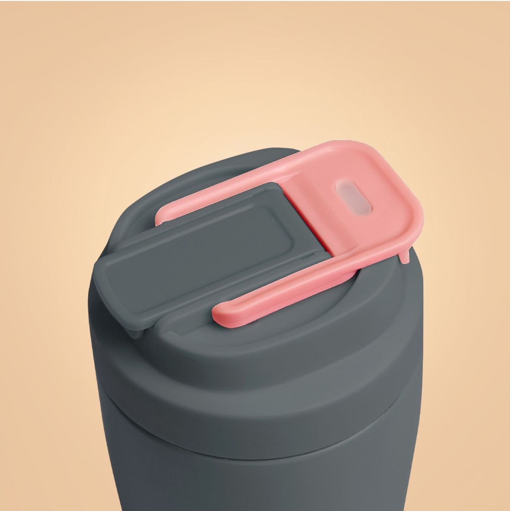 BeastPink Edelstahl-Thermobecher mit Strohhalm doppelwandige Isolierung für warm & Kaltgetränke 500 ml
