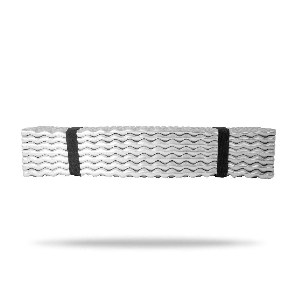 GymBeam Faltbare leichte Schaumstoffmatte isoliert mit Aluminiumschicht Isomatte mit IXPE-Schaum 185 cm