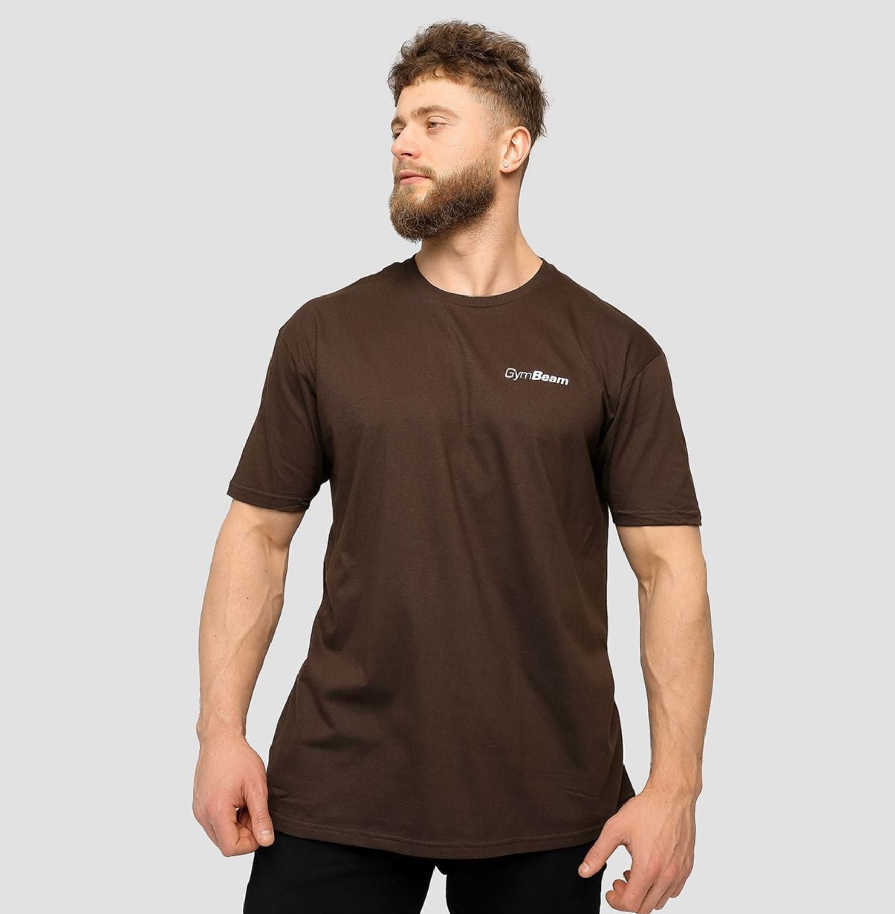 GymBeam Basic T-Shirt atmungsaktiv für Männer aus 100% Baumwolle