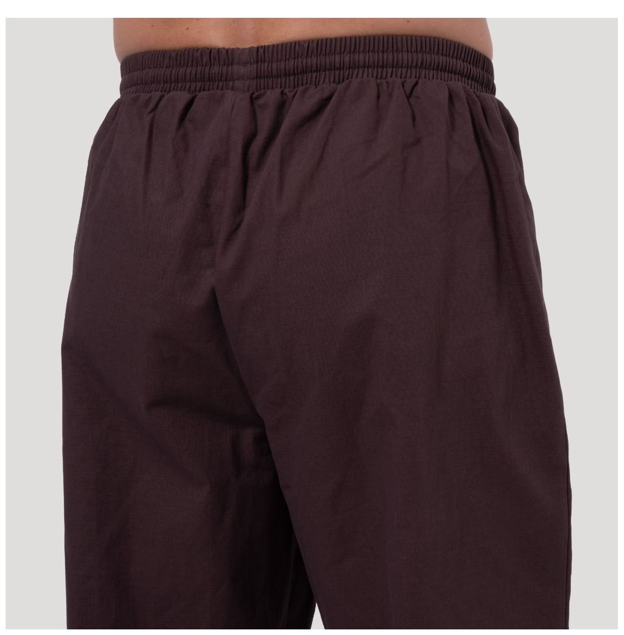 GymBeam Jogginghose braun Persistence mit Ripstop-Gewebe Bodybuilderhose Männer oversized-Schnitt 100% Baumwolle Gr. S