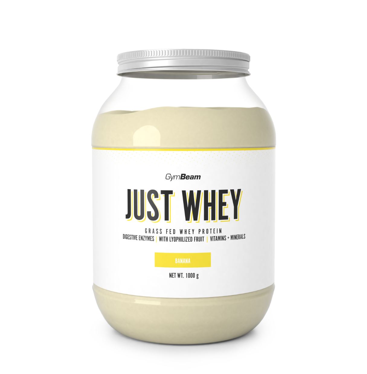 GymBeam Just Whey Protein aus Weidehaltung Proteinpulver verschiedene Geschmacksrichtungen