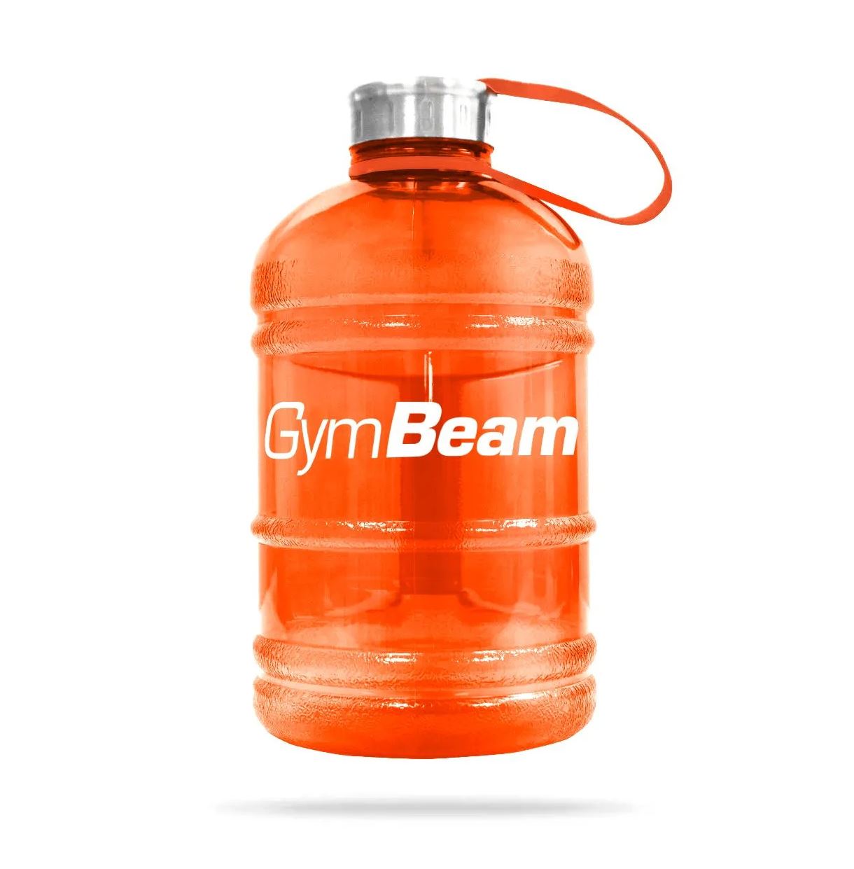BeastPink Hydrator Trinkflasche Orange 1,89 Liter mit Griff Auslaufsicher von GymBeam
