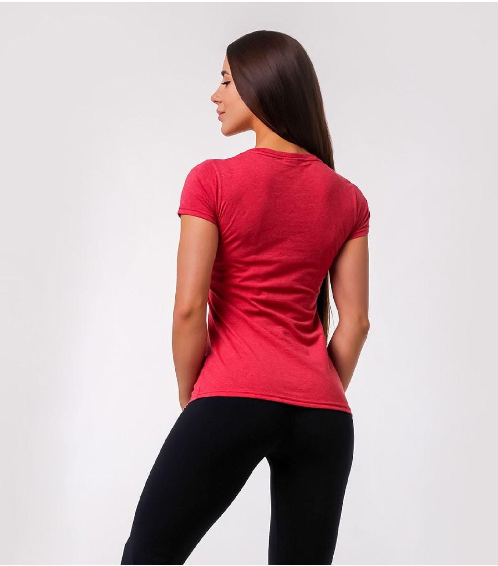 GymBeam Basic T-Shirt atmungsaktiv für Frauen aus 100% Baumwolle