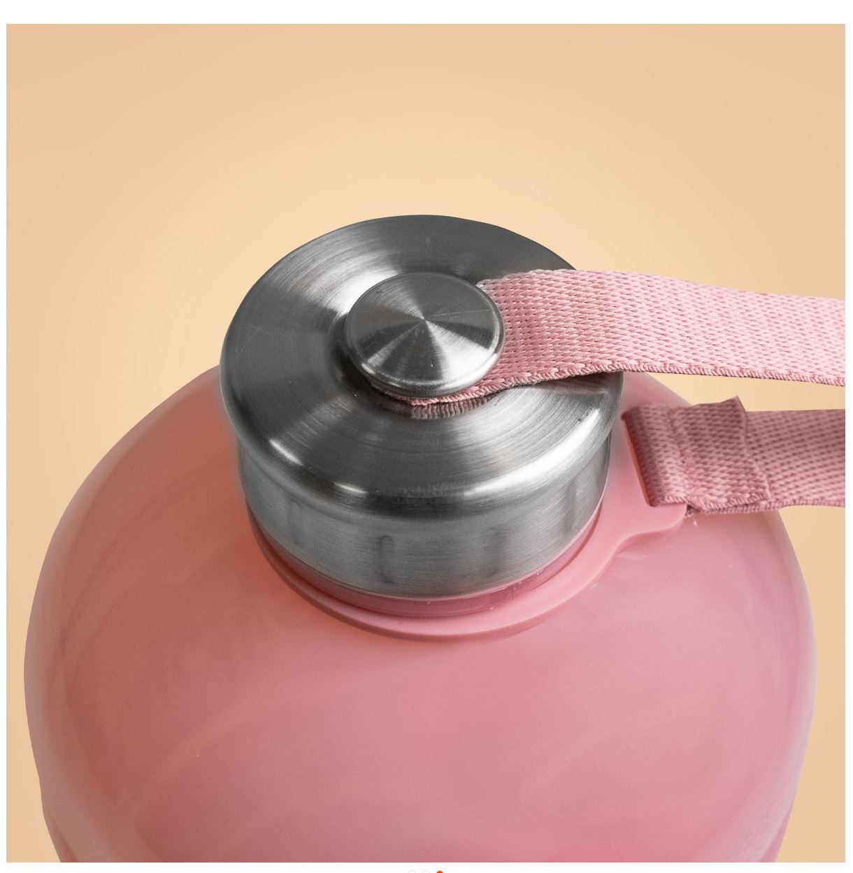 BeastPink Hydrator Trinkflasche Pink 1,89 Liter mit Griff Auslaufsicher von GymBeam