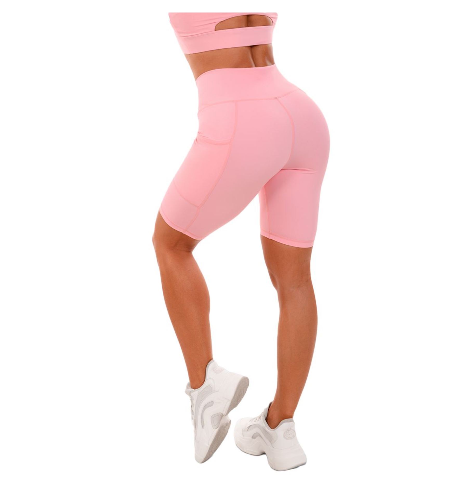 GymBeam Biker-Shorts mit Tasche Radlerhose für Frauen & Schweißabsorptionseigenschaften