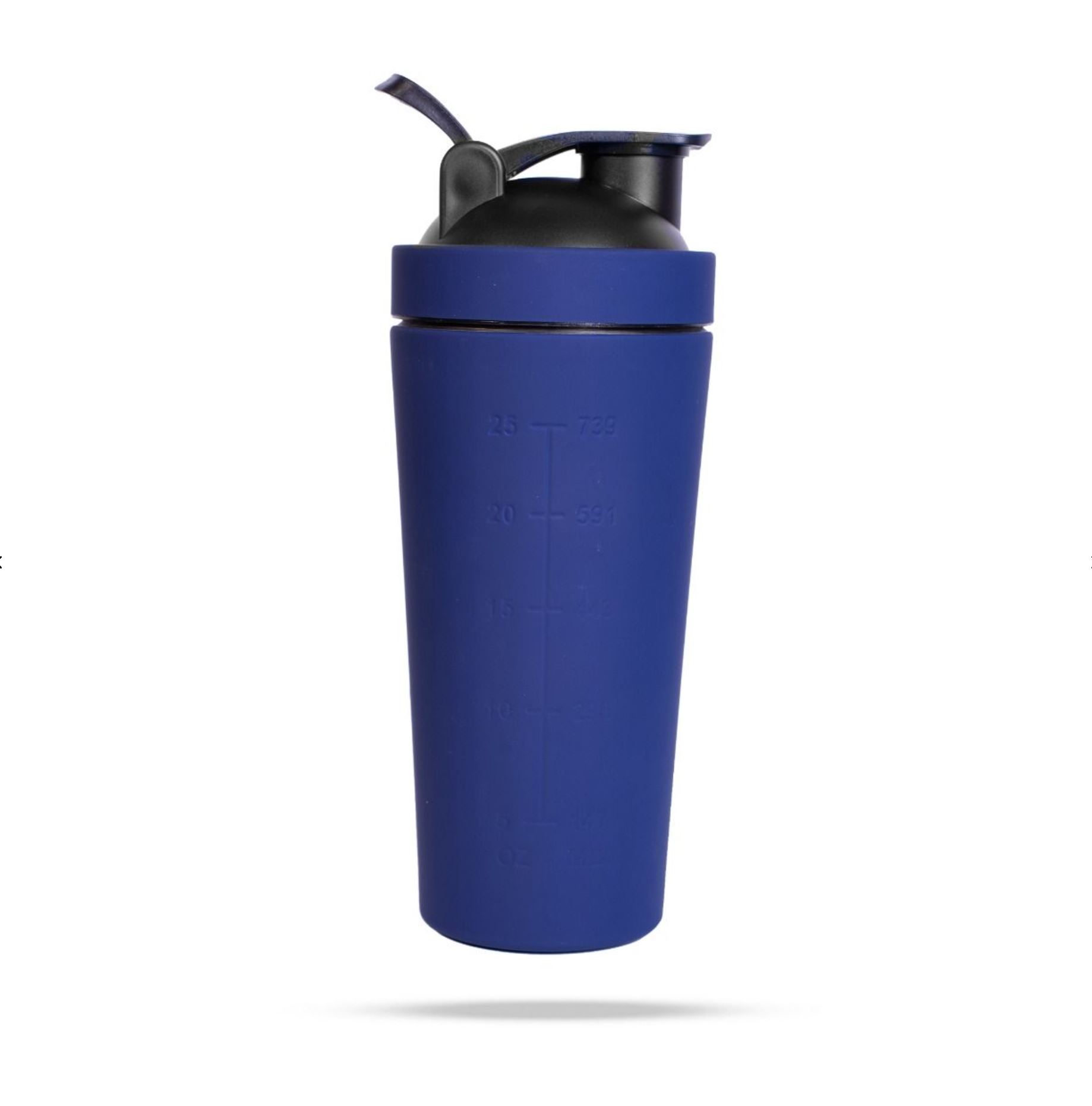GymBeam Shaker Superman™ Original Superheldenshaker Edelstahl sanfte Oberfläche 750 ml