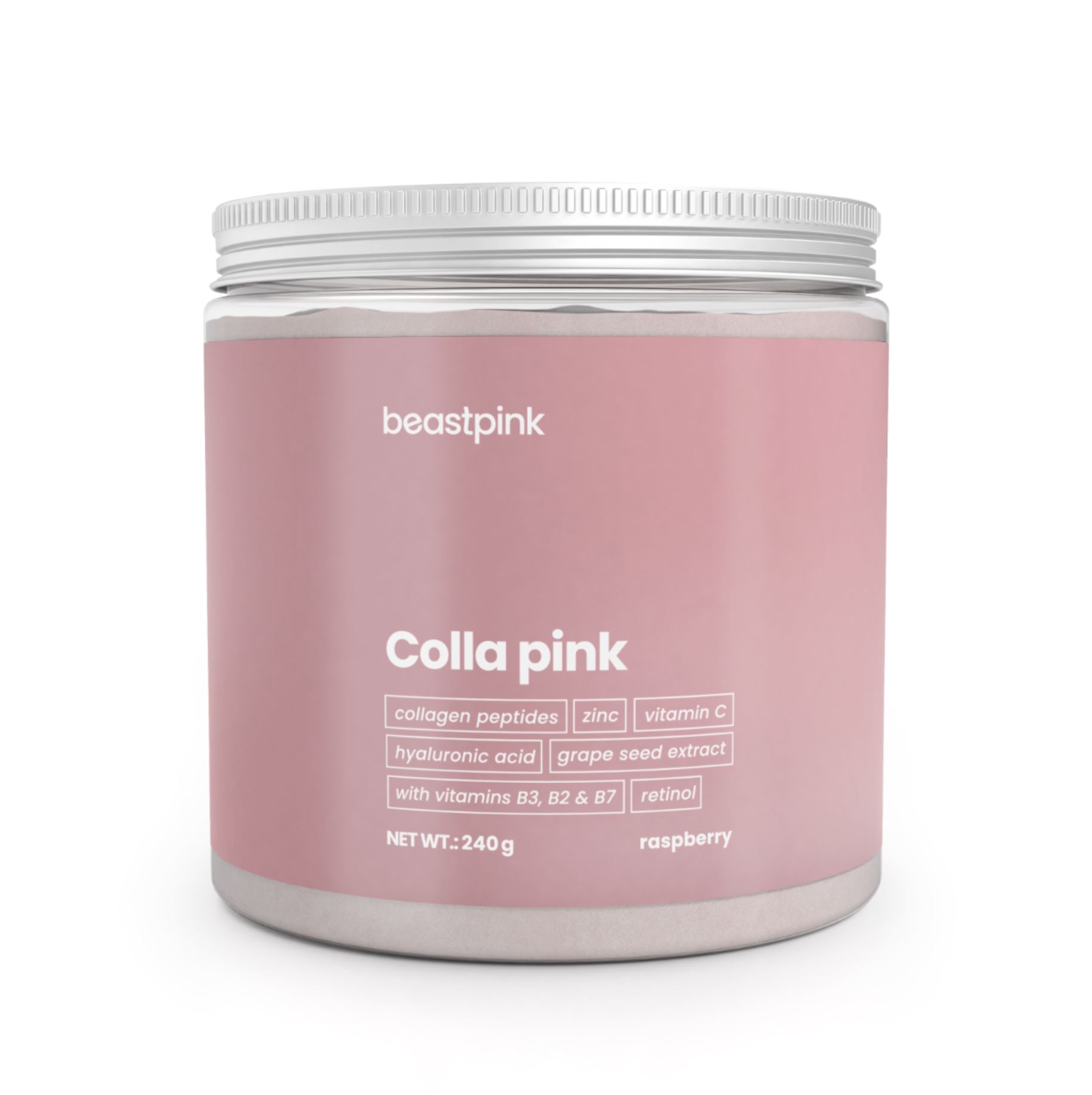 BeastPink Colla Pink Schönheitsdrink zuckerfrei Kollagen für Frauen entwickelt