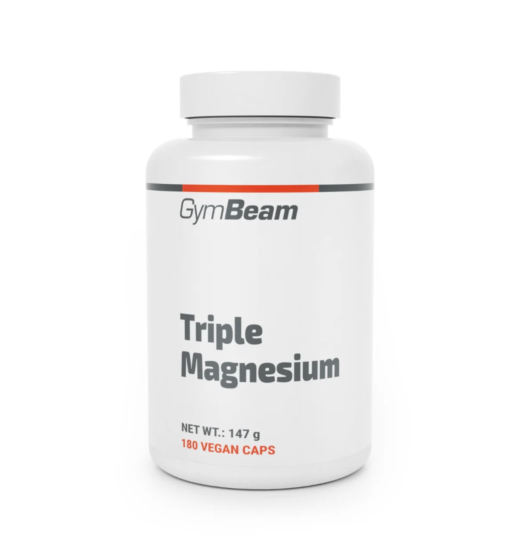 GymBeam Triple Magnesium 3 Magnesiumformen Premium Magnesiumkapseln 180 Kapseln