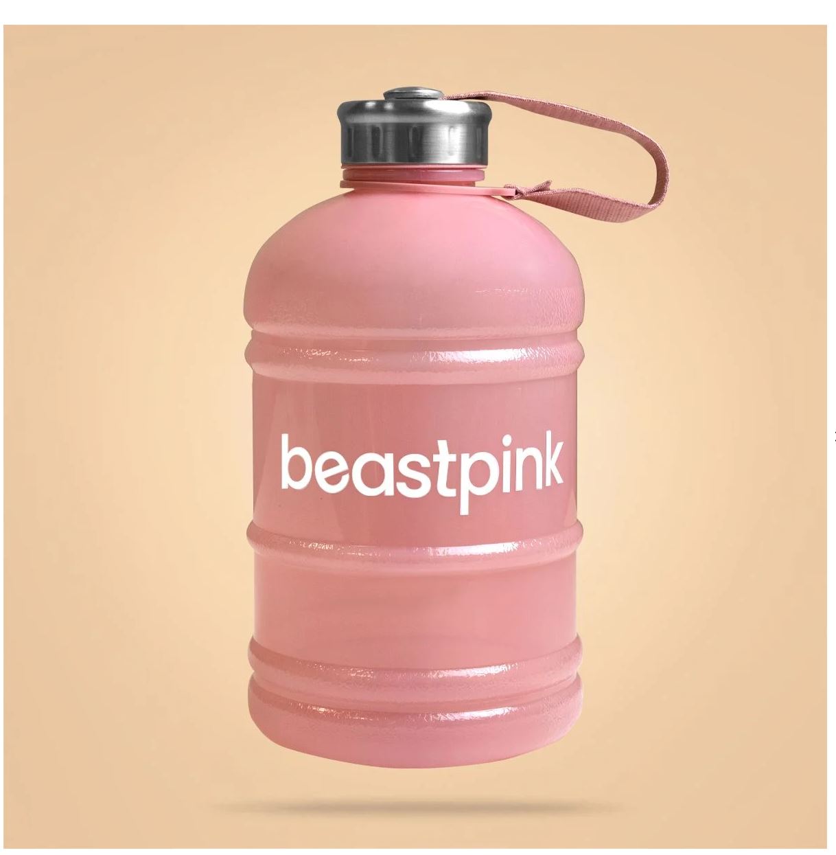 BeastPink Hydrator Trinkflasche Pink 1,89 Liter mit Griff Auslaufsicher von GymBeam