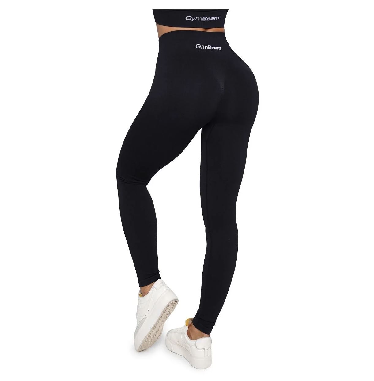 GymBeam Scrunch-Bum-Leggings LIFT schwarz Nahtlose Sportleggings für Frauen Gr. M