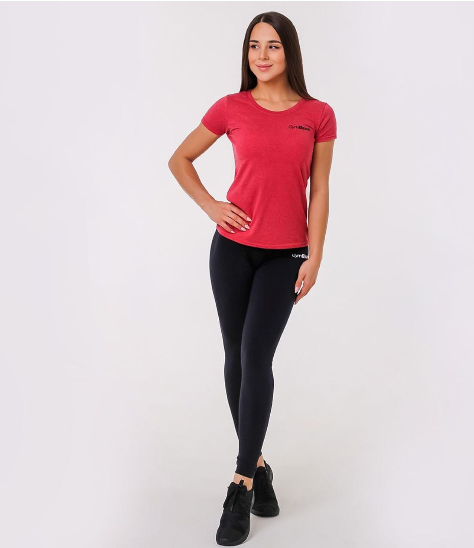 GymBeam Basic T-Shirt atmungsaktiv für Frauen aus 100% Baumwolle