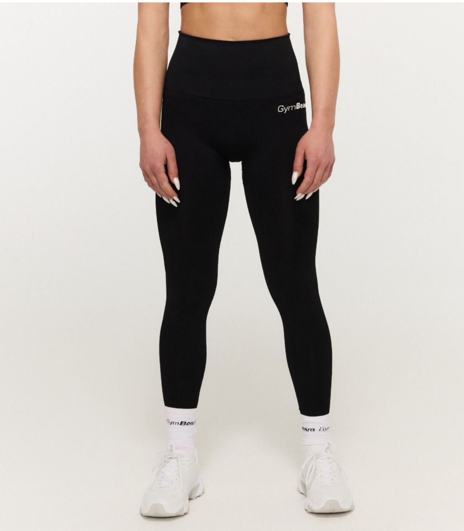 GymBabe Leggings nahtloses Design Fitness-Leggings mit hohem Rippbund