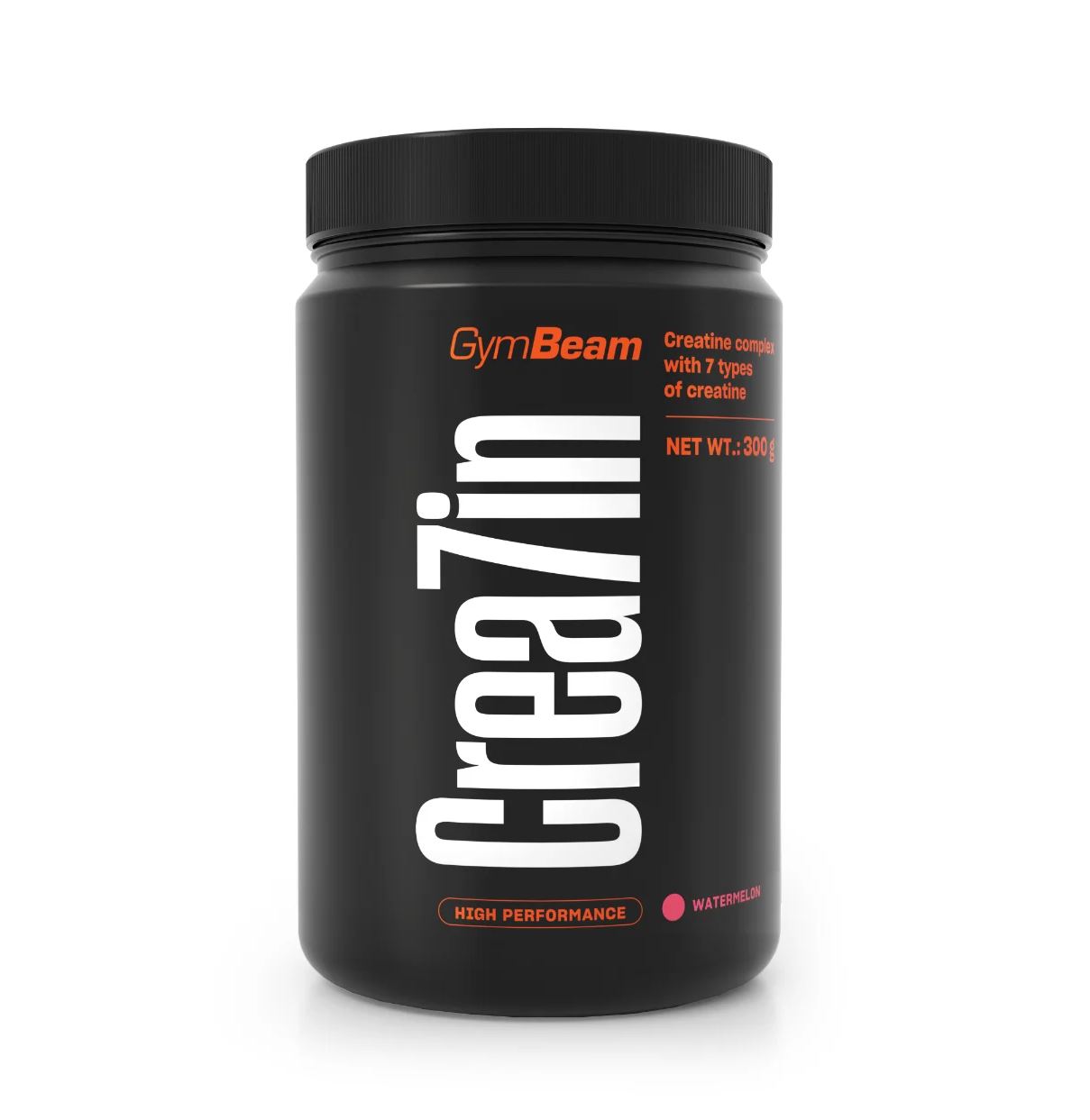 GymBeam Creatin Crea7in Wassermelone mit 7 Formen von Kreatin für Sportler 300 g
