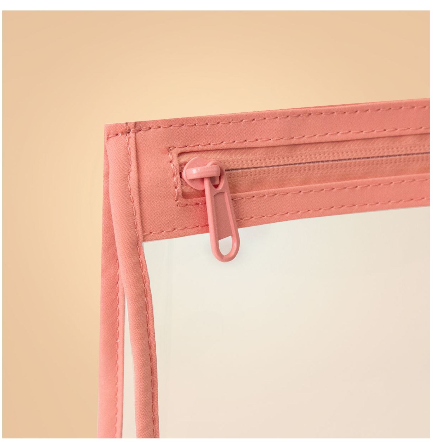 BeastPink Kulturbeutel mit Reißverschluss Kulturtasche transparent