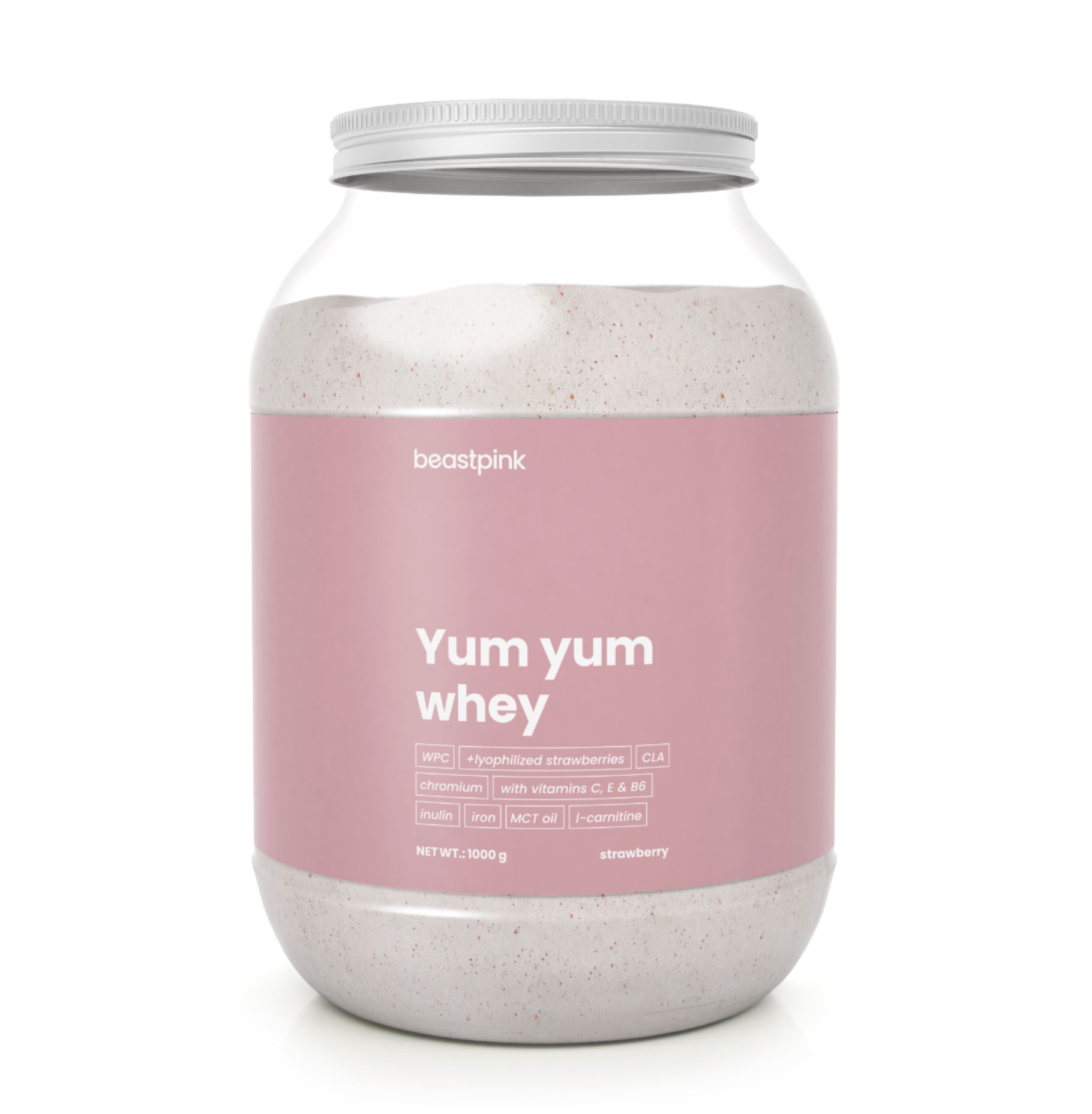 BeastPink Yum Yum Whey Protein für Frauen entwickelt