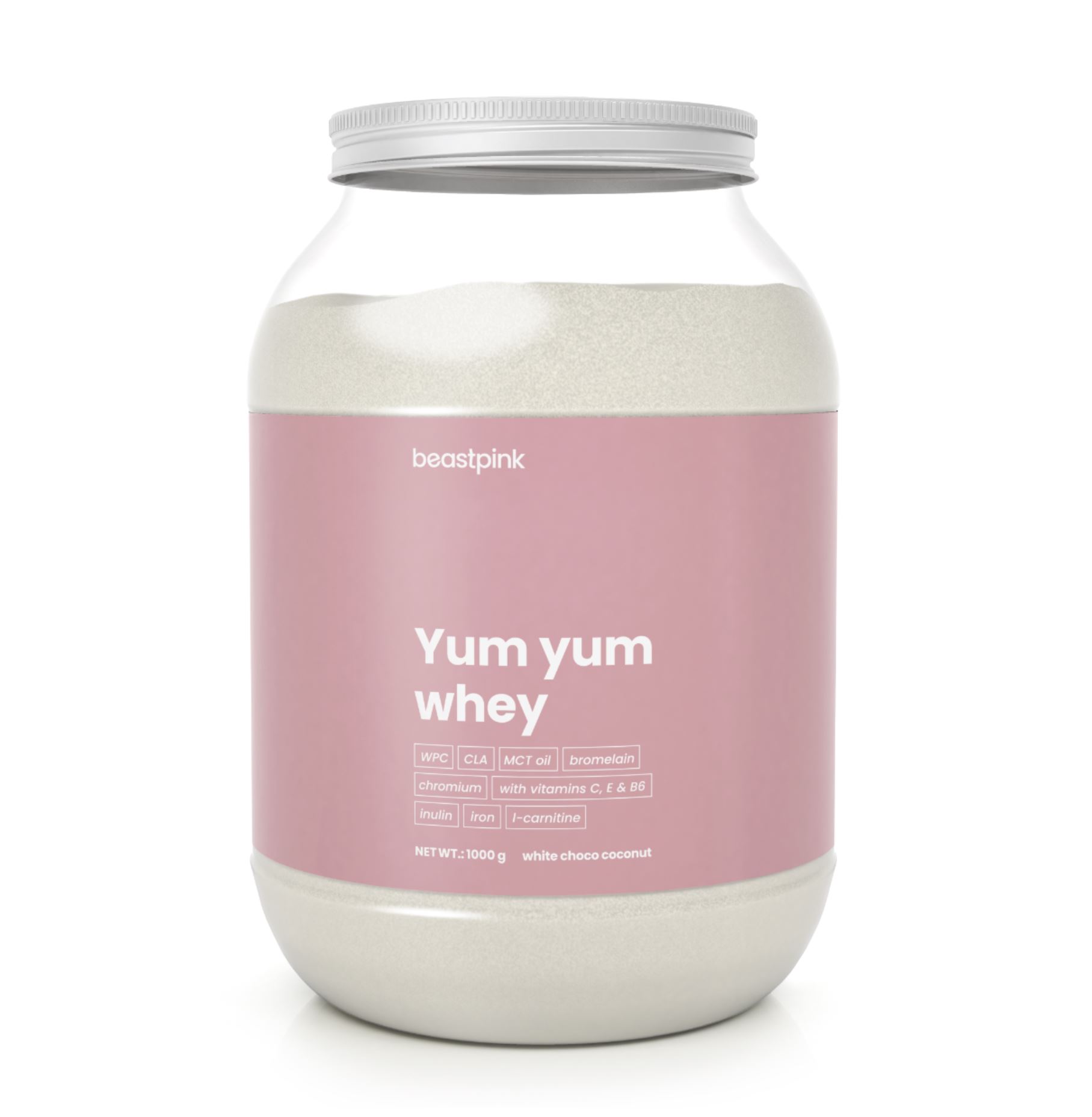 BeastPink Yum Yum Whey Protein für Frauen entwickelt