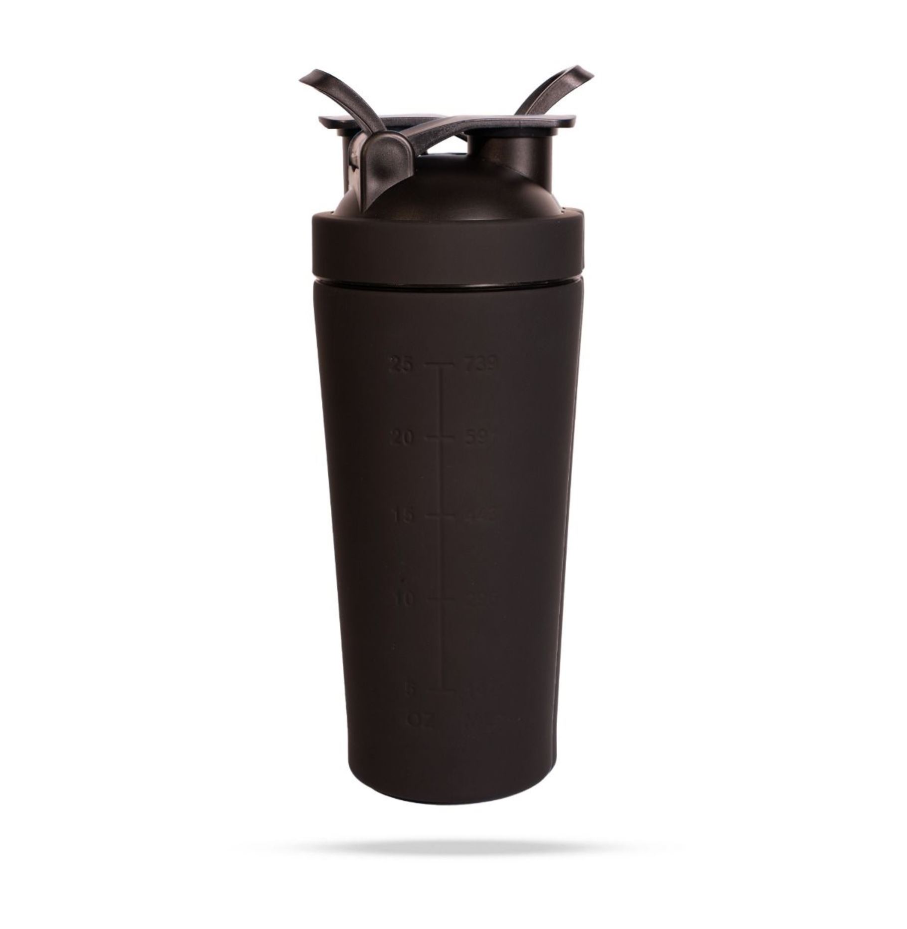 GymBeam Superhelden-Shaker Batman™ Original Gaming-Shaker schwarz mit Skala 750 ml
