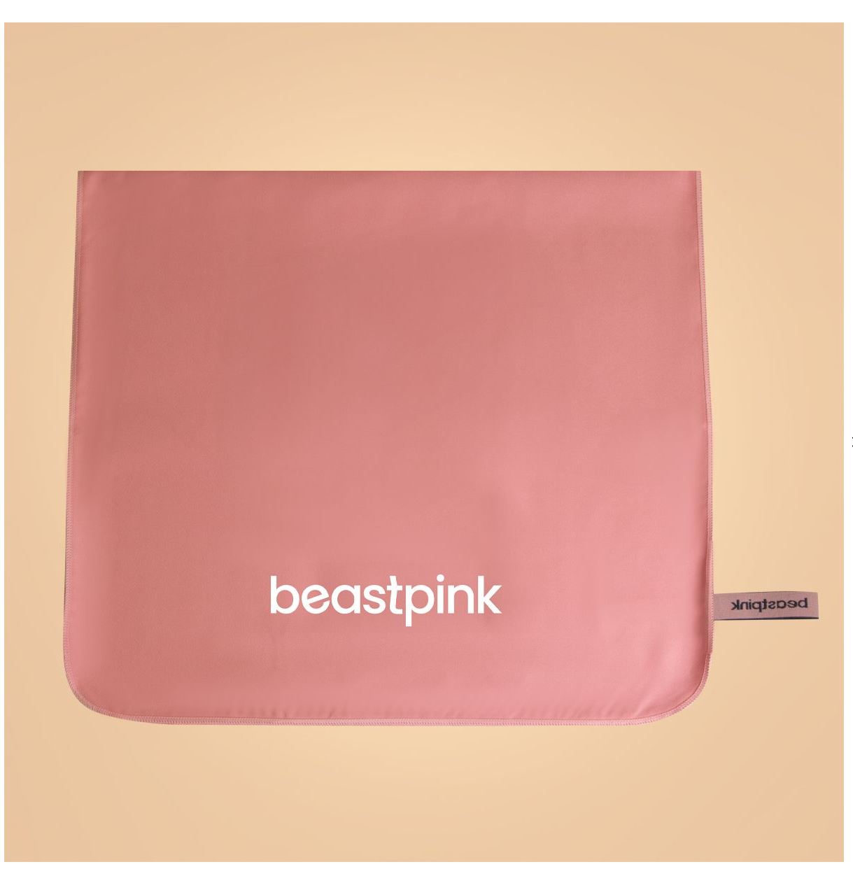 BeastPink MAXI Sporthandtuch schnelltrocknend Trainingshandtuch in Pink 80 x 130 cm