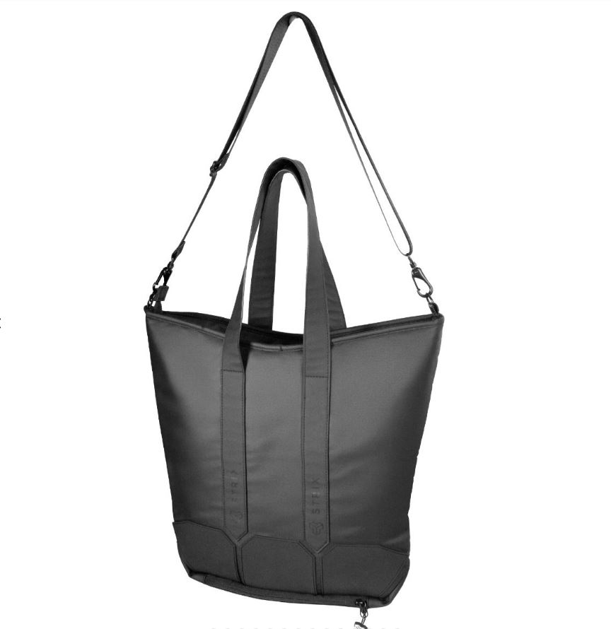 STRIX Sporthandtasche schwarz Essential Daily Bag mit Sportmatten-Befestigungssystem Sporttasche 22 Liter