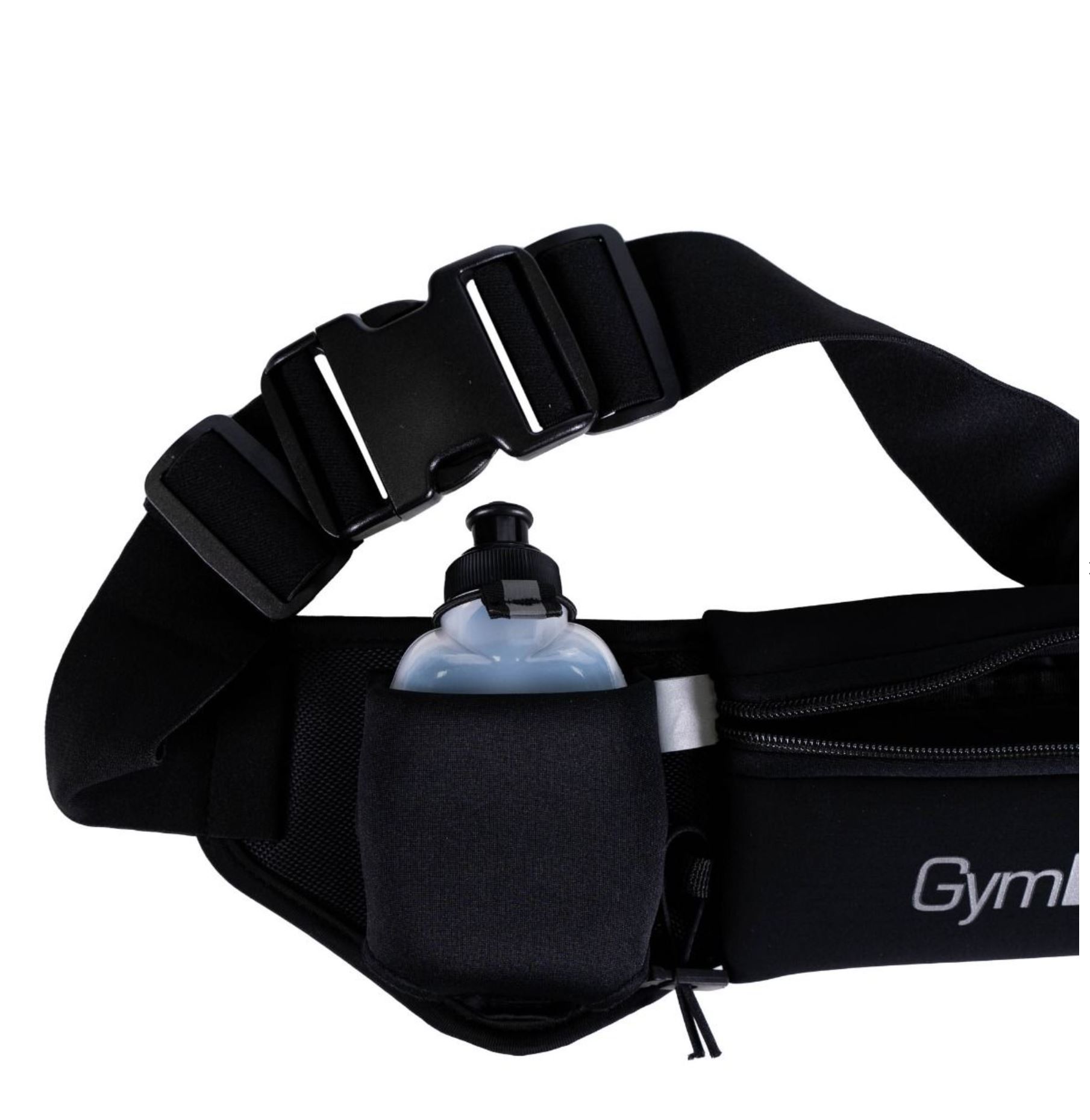 GymBeam Hydro-Laufgürtel reflektierend mit Reißverschluss & Grip im Set