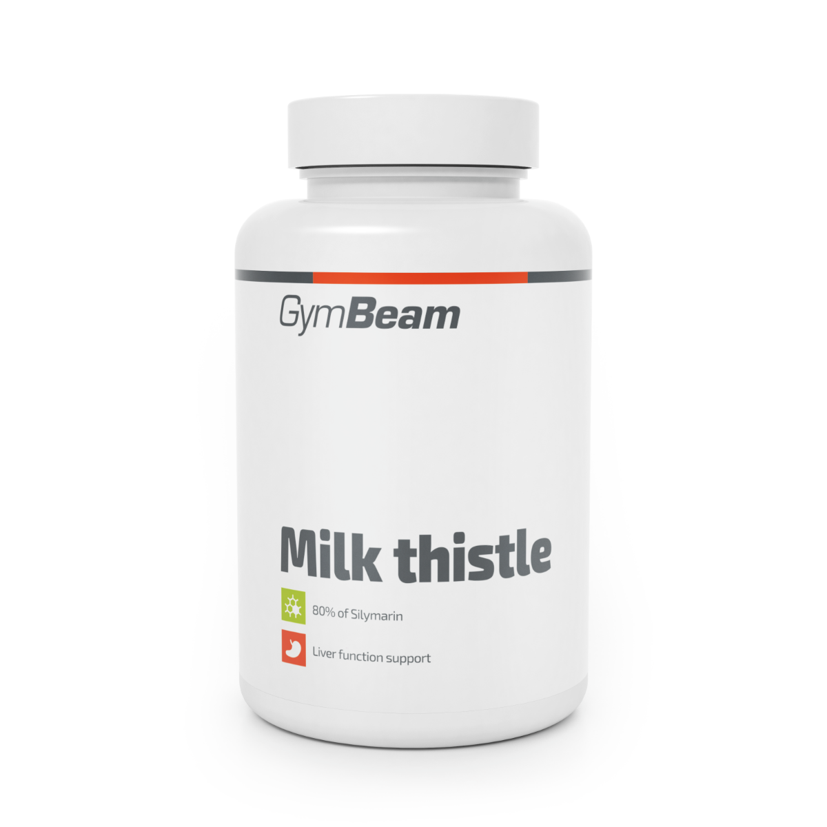 GymBeam Mariendistel für die Lebergesundheit leicht schluckbar 90 Kapseln