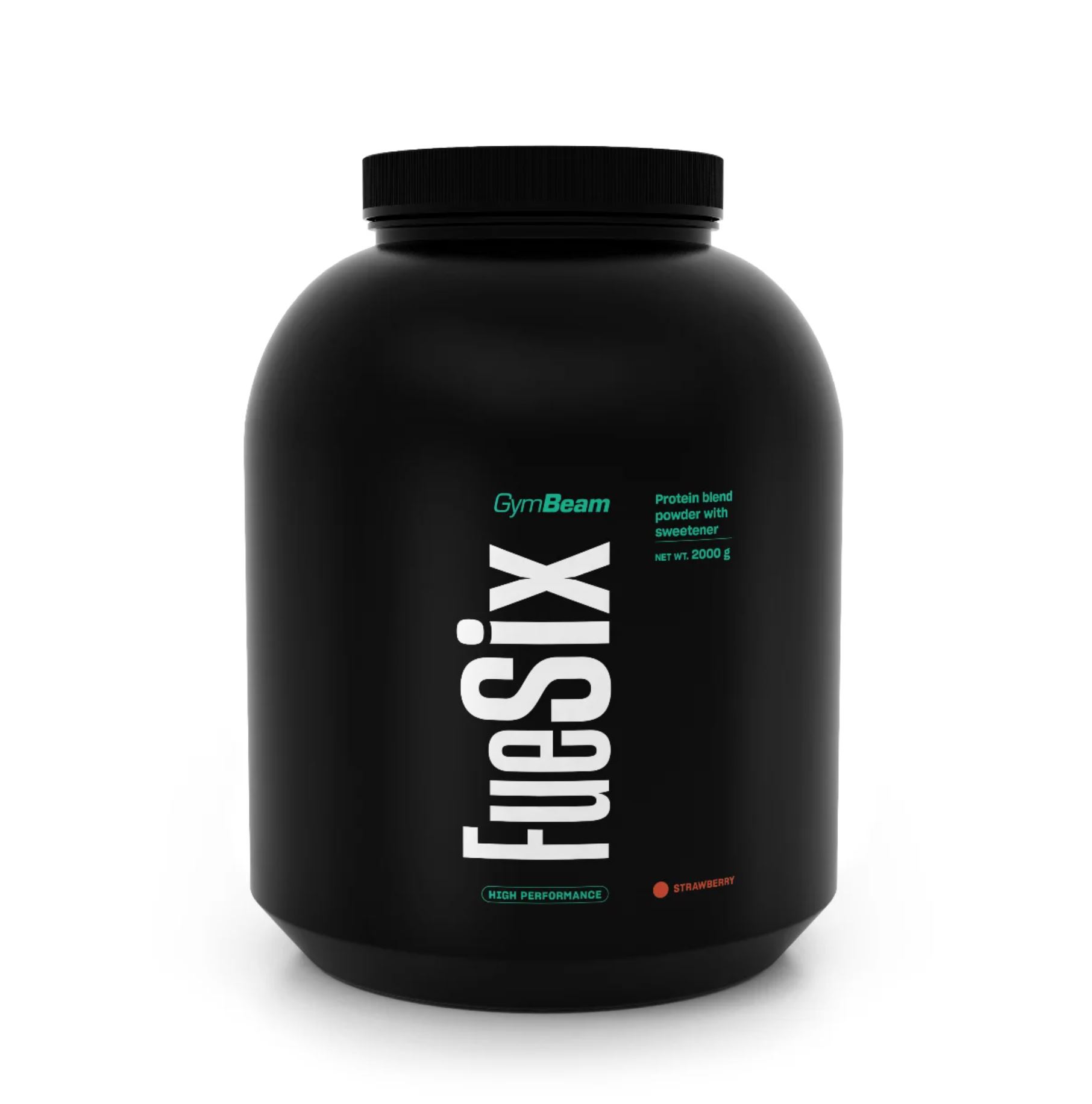 GymBeam FueSix 6 Proteinquellen in einem Premium-Multiproteinpulver Erdbeergeschmack