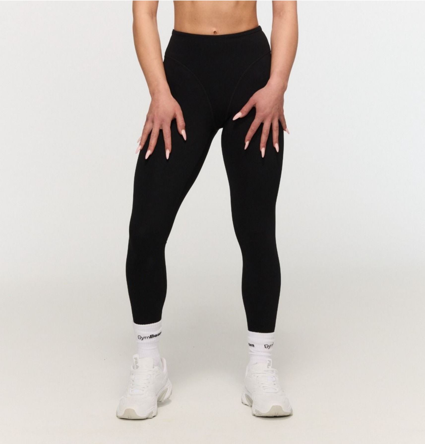 GymBeam FIERCE Leggings 100% Blickdicht Sportleggings schweißableitend & Körperformung