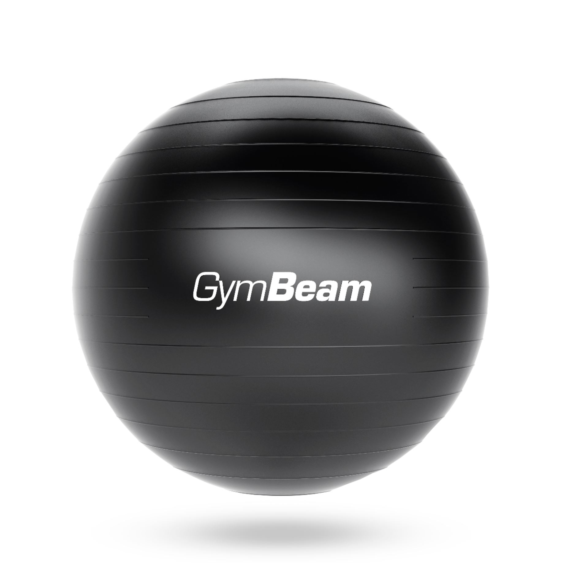 GymBeam Gymnastikball FitBall 65 cm in Schwarz bis 200 kg Körpertragegegewicht