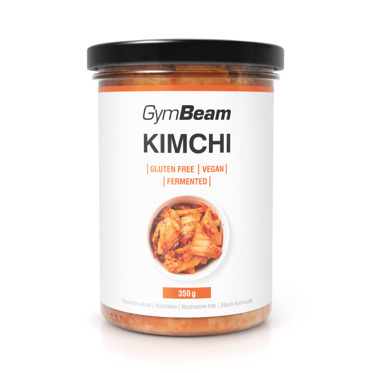 GymBeam Kimchi koreanischer Gemüse-Salat fermentiert Gemüsesalat gewürzt laktosefrei 350 g