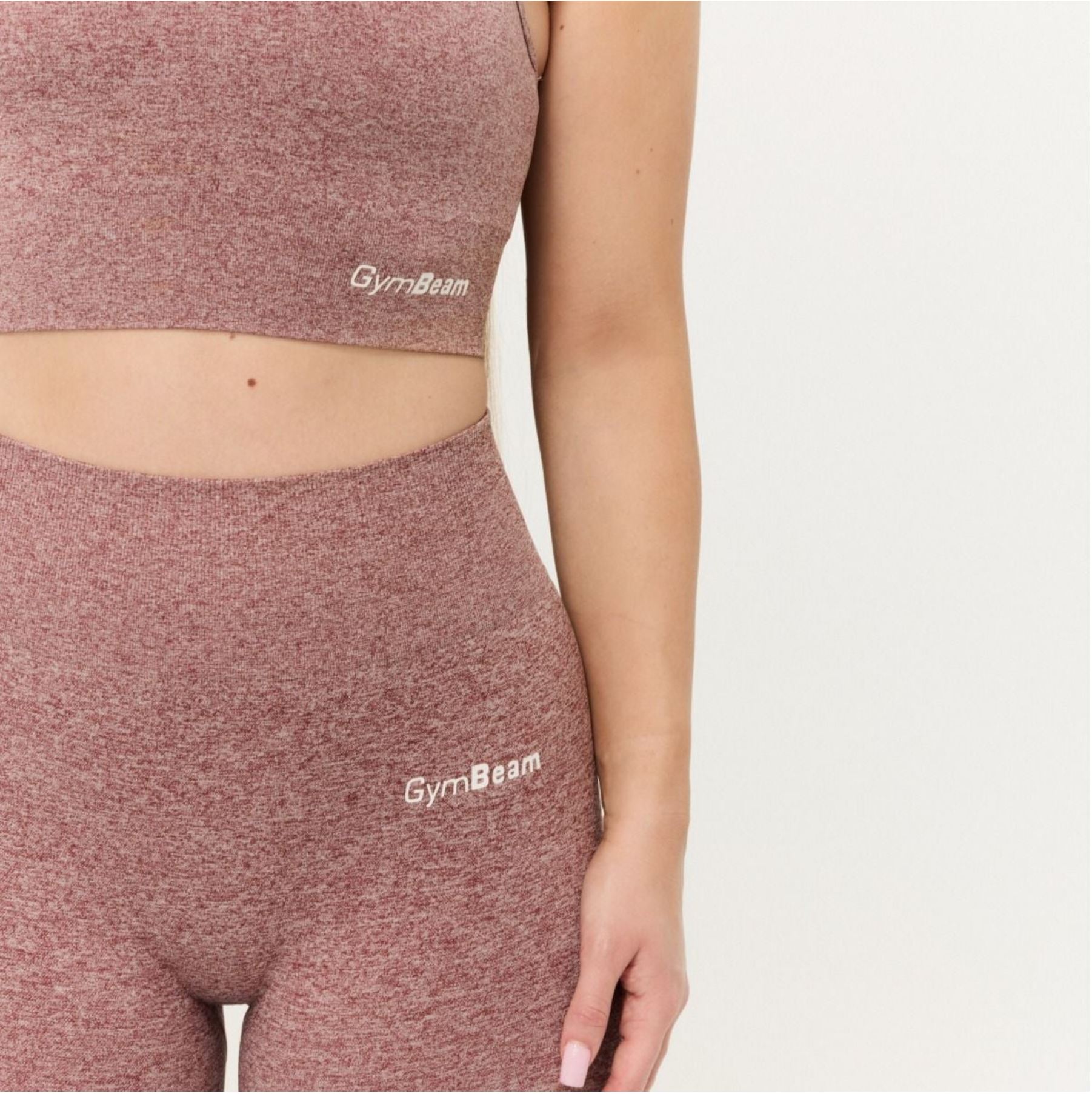 GymBeam Sport-BH FLO Bustier Trainings-BH mit Melange-Effekt