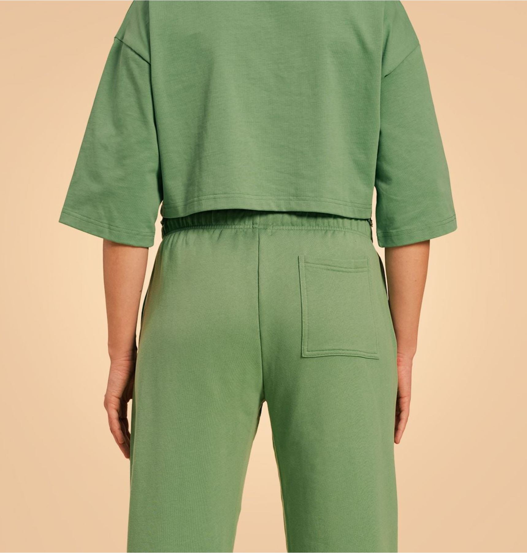 GymBeam SERENITY Jogginghose als Freizeithose mit Paperbag-Bund