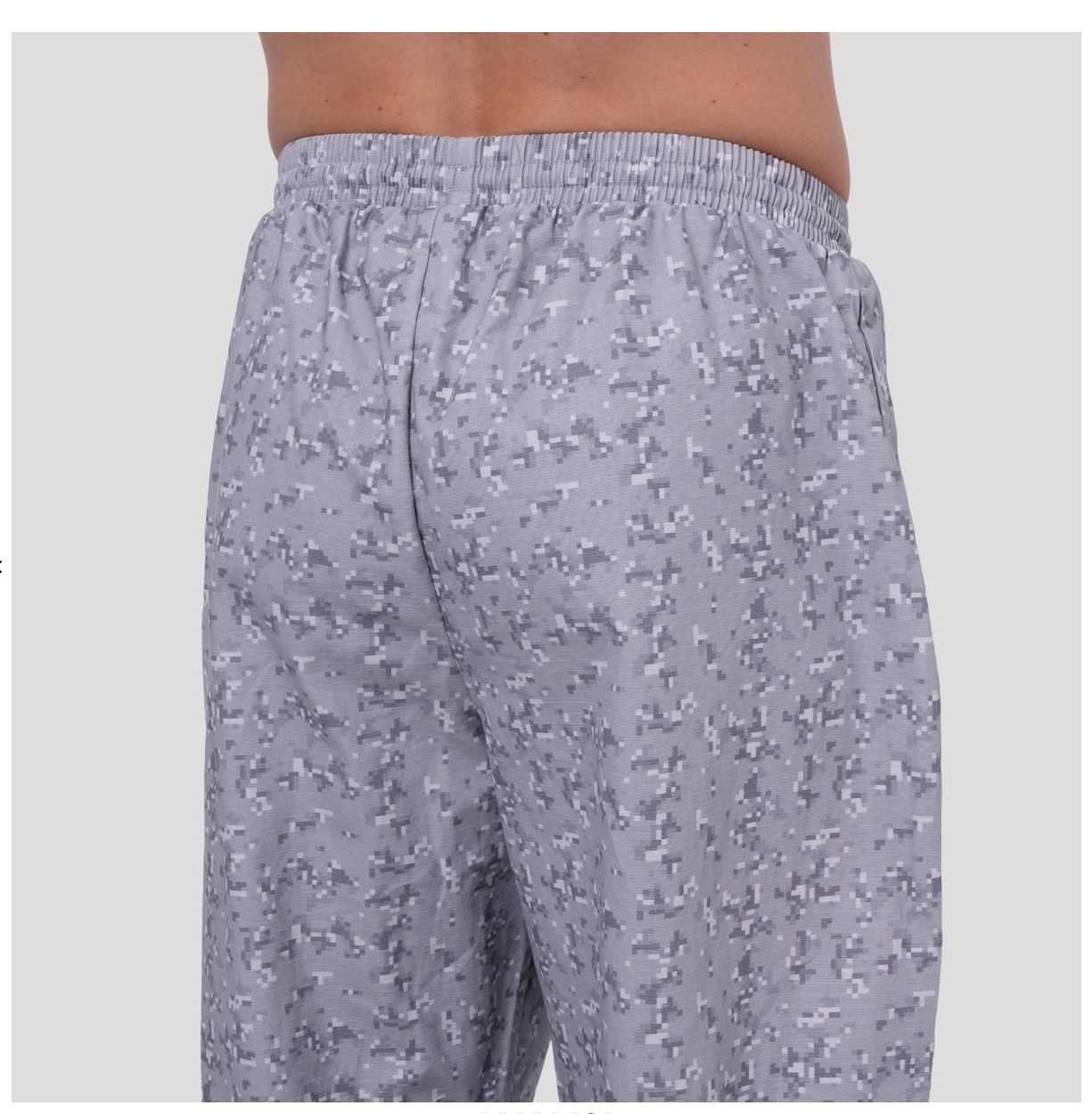 GymBeam Jogginghose grau Persistence mit Ripstop-Gewebe Bodybuilderhose oversized-Schnitt 100% Baumwolle Gr. S