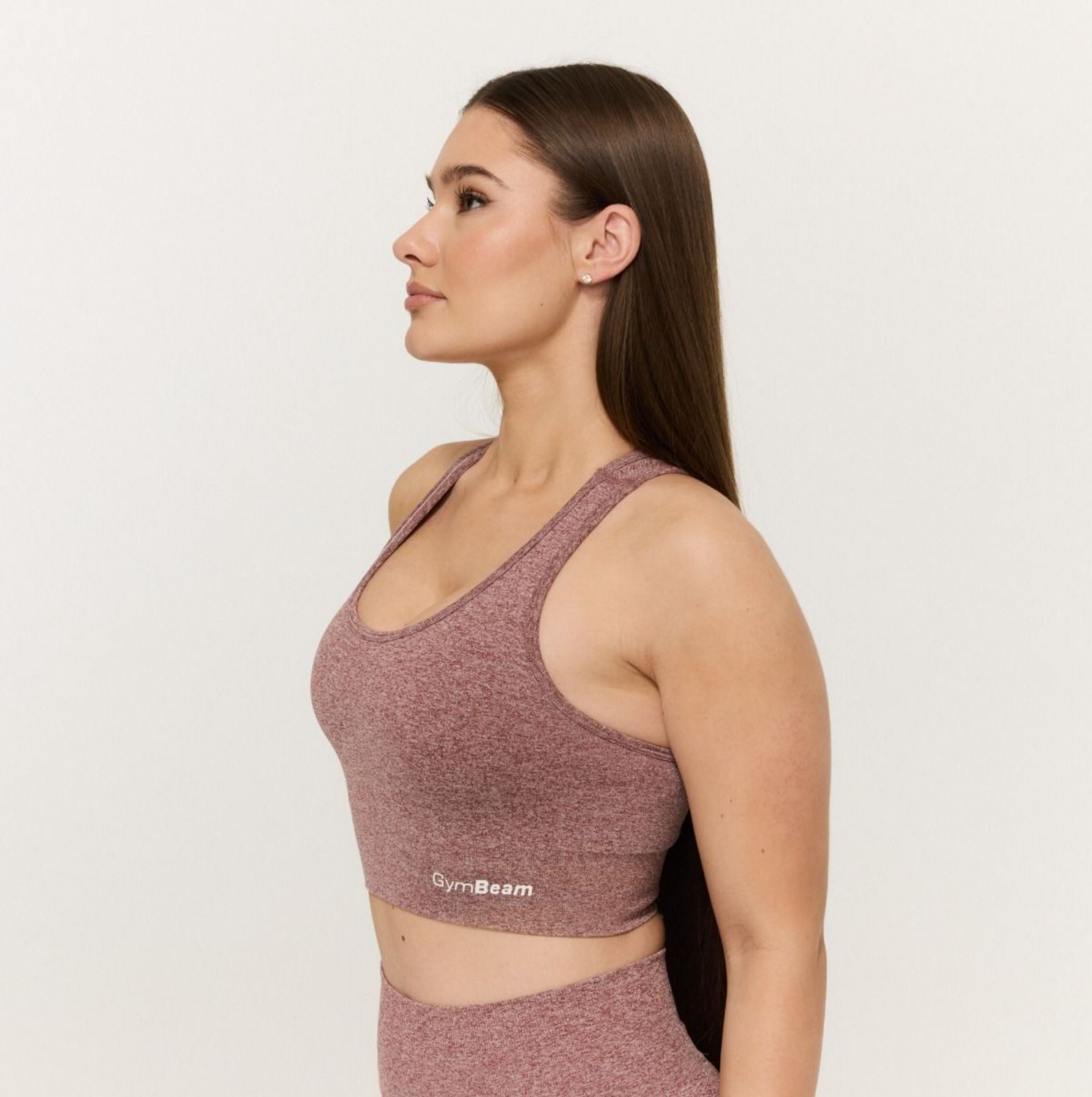 GymBeam Sport-BH FLO Bustier Trainings-BH mit Melange-Effekt