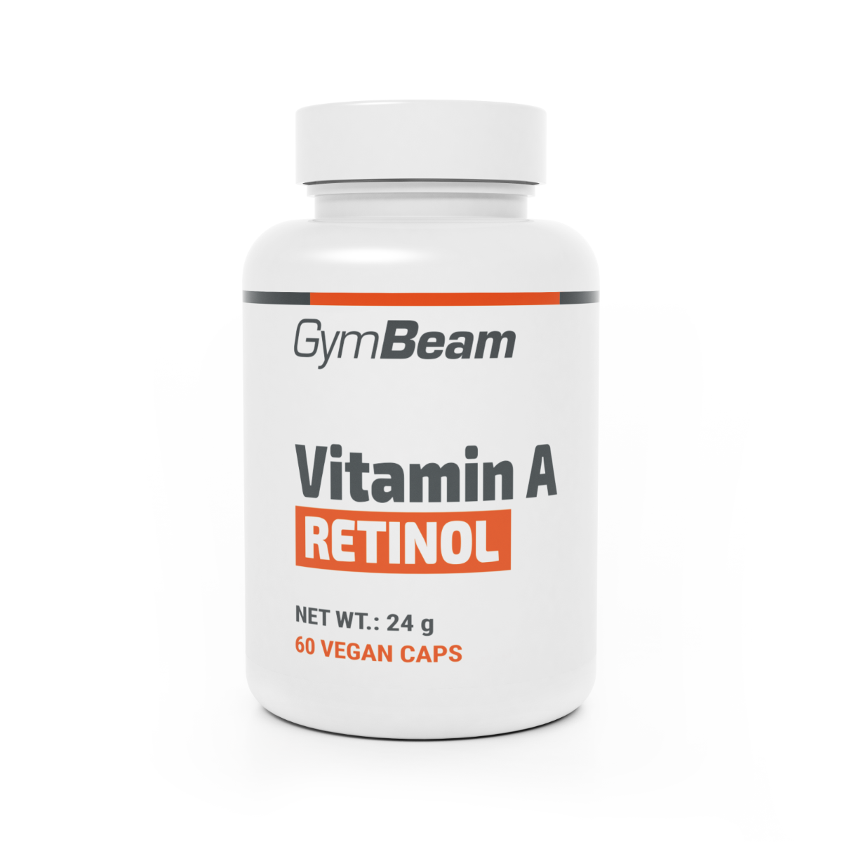 GymBeam Vitamin A Retinol Kapseln leicht schluckbar Vegan 60 Kapseln