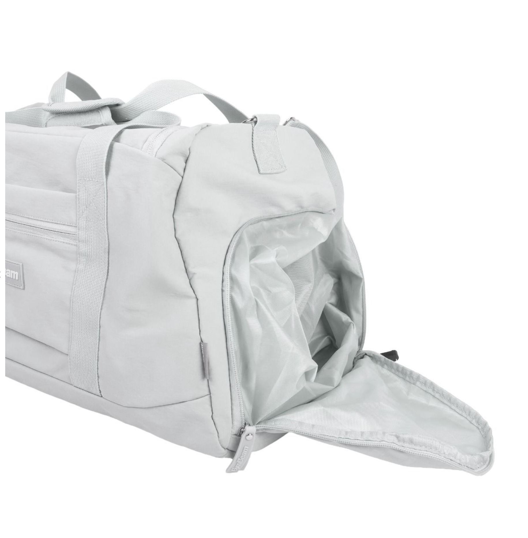 GymBeam AURA Duffle Sporttasche für das Fitnessstudio Farbe Mist 41,25 Liter