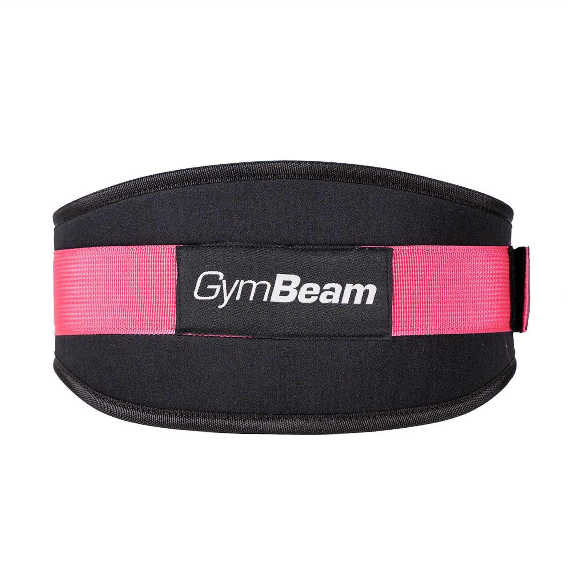 GymBeam LIFT Neopren-Trainingsgürtel mit Klettverschluss Fitnessgürtel schwarz & pink Gr. S