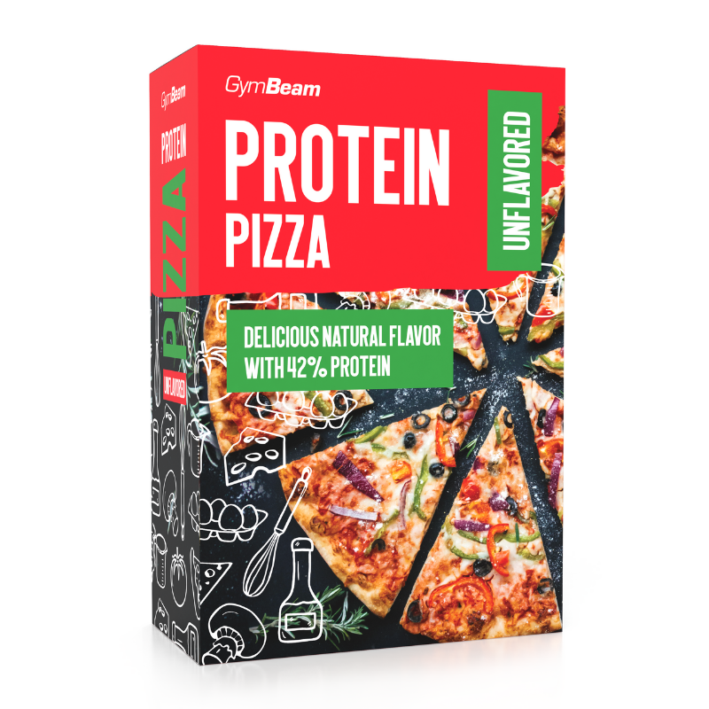 GymBeam Proteinpizza nur Teig mit hohem Eiweißgehalt Proteinpizzateig 500 g