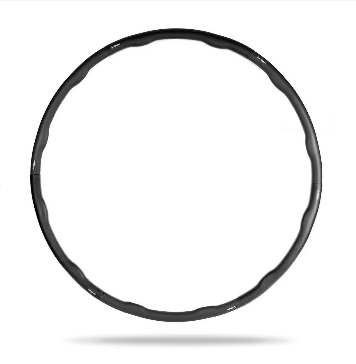 GymBeam Hula Hoop Reifen schwarz gepolstert Fitnessreifen 1 m