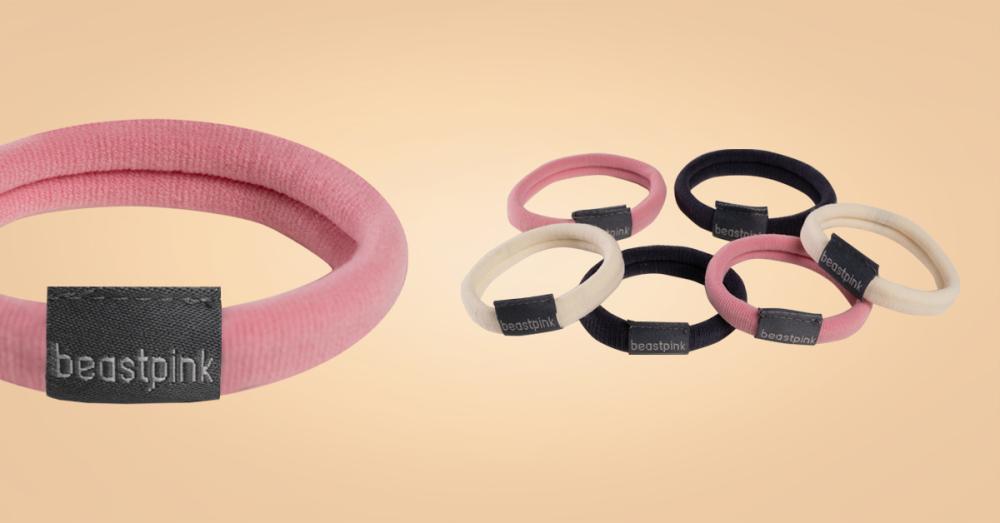 BeastPink Haargummi-Set GymBeam Premium-Zopfgummi 3er-Pack