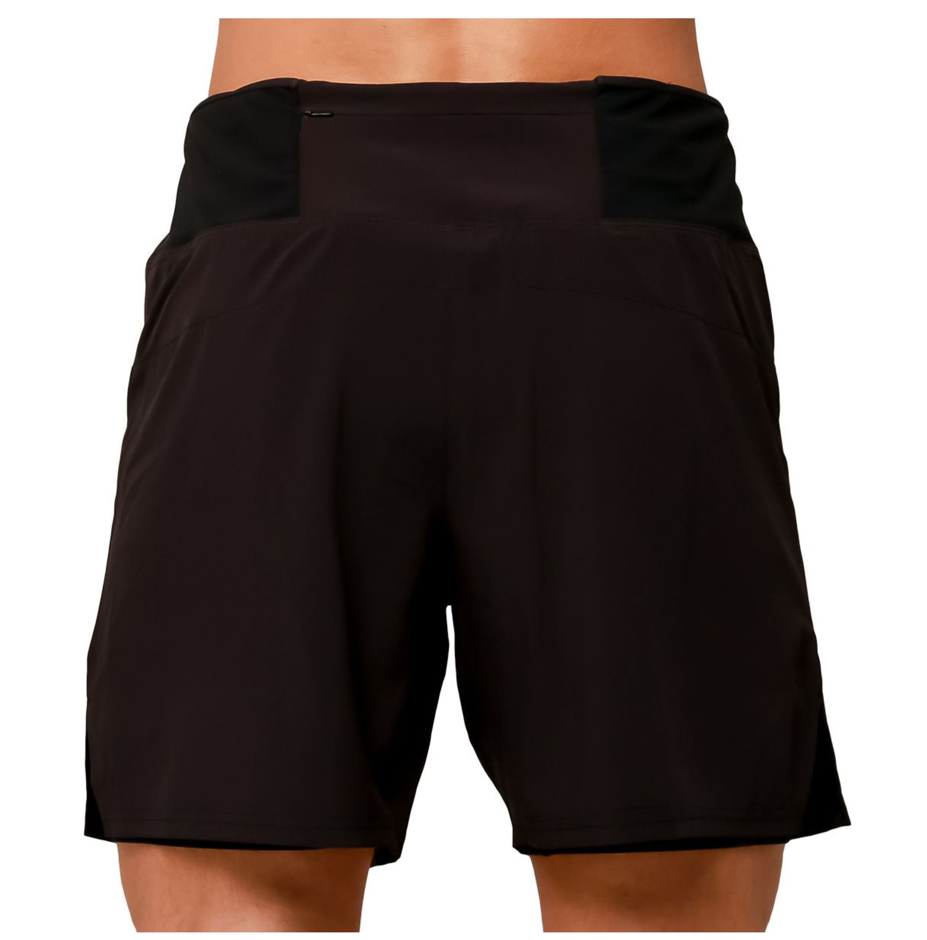 GymBeam PULSE Laufshorts 2in1 atmungsaktiv & schnelltrocknend mit Rückentasche Schwarz Gr. XXL