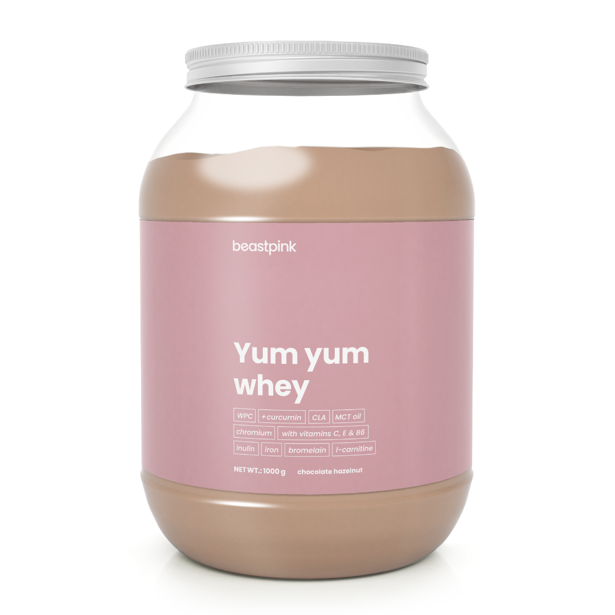 BeastPink Yum Yum Whey Protein für Frauen entwickelt