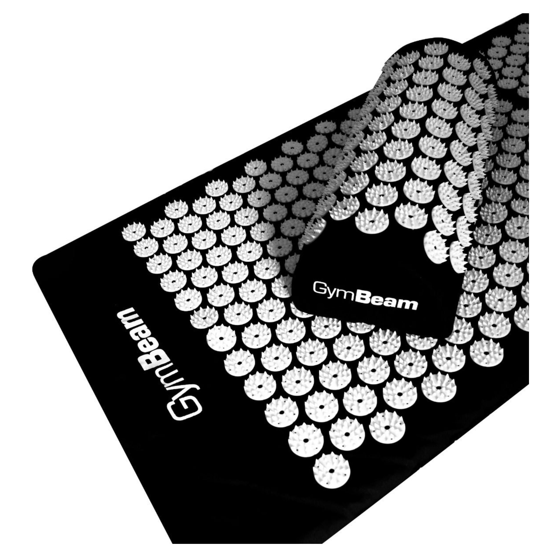 GymBeam Akupressurmatte mit Kissen im Set Gesundheitsmatte mit ABS-Massagespikes 120 cm