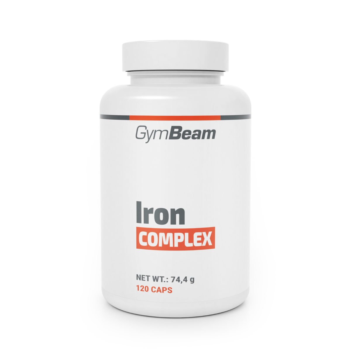 GymBeam Iron Complex Multikapseln mit Eisen - Zink & Vitaminen 120 Kapseln