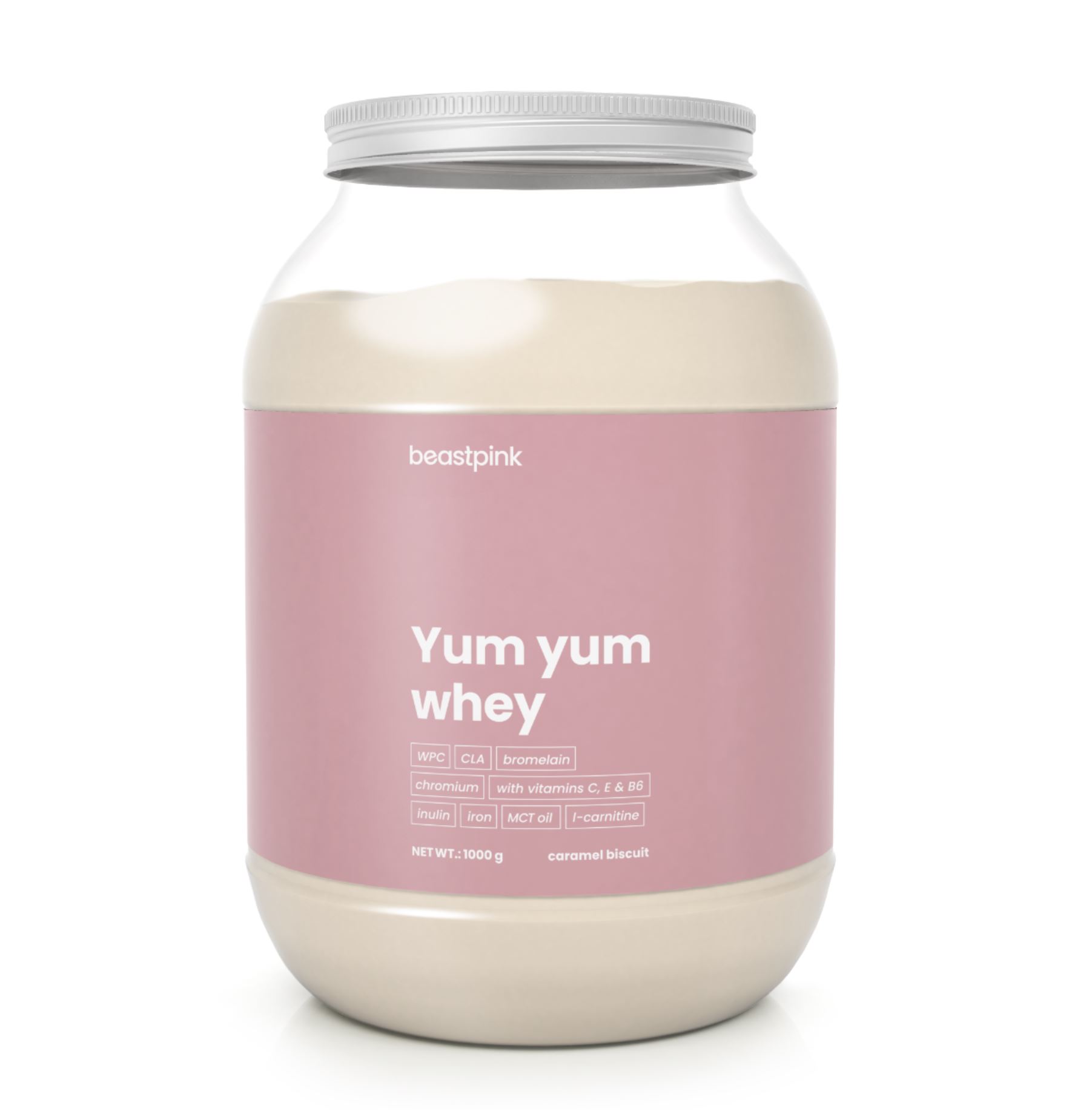 BeastPink Yum Yum Whey Protein für Frauen entwickelt