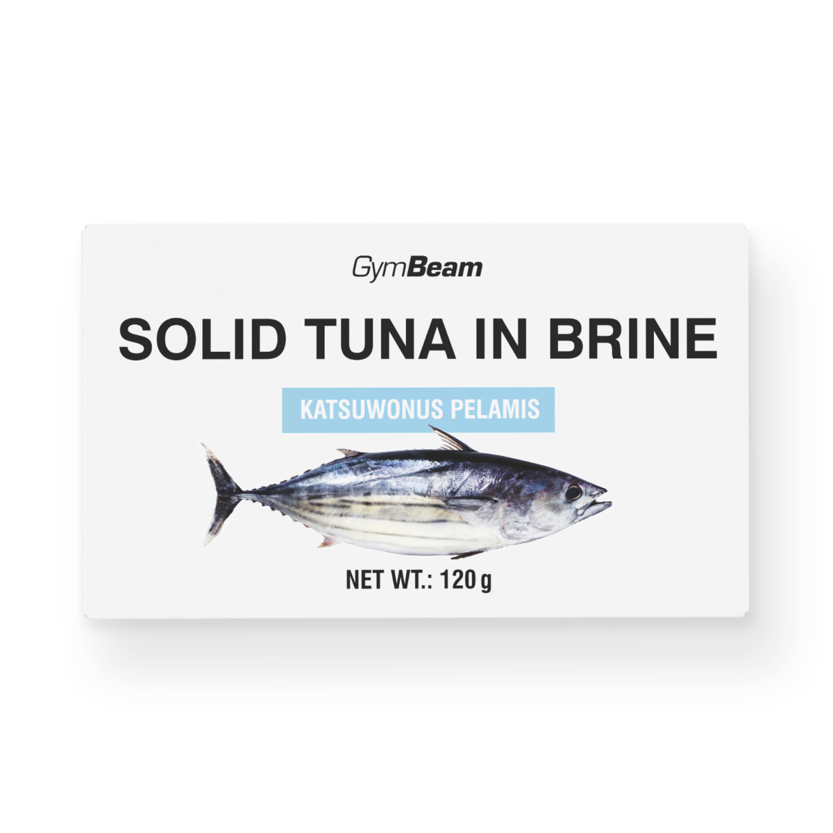 GymBeam Thunfisch in Salzlake Proteinreicher Fisch aus Portugal 120 g
