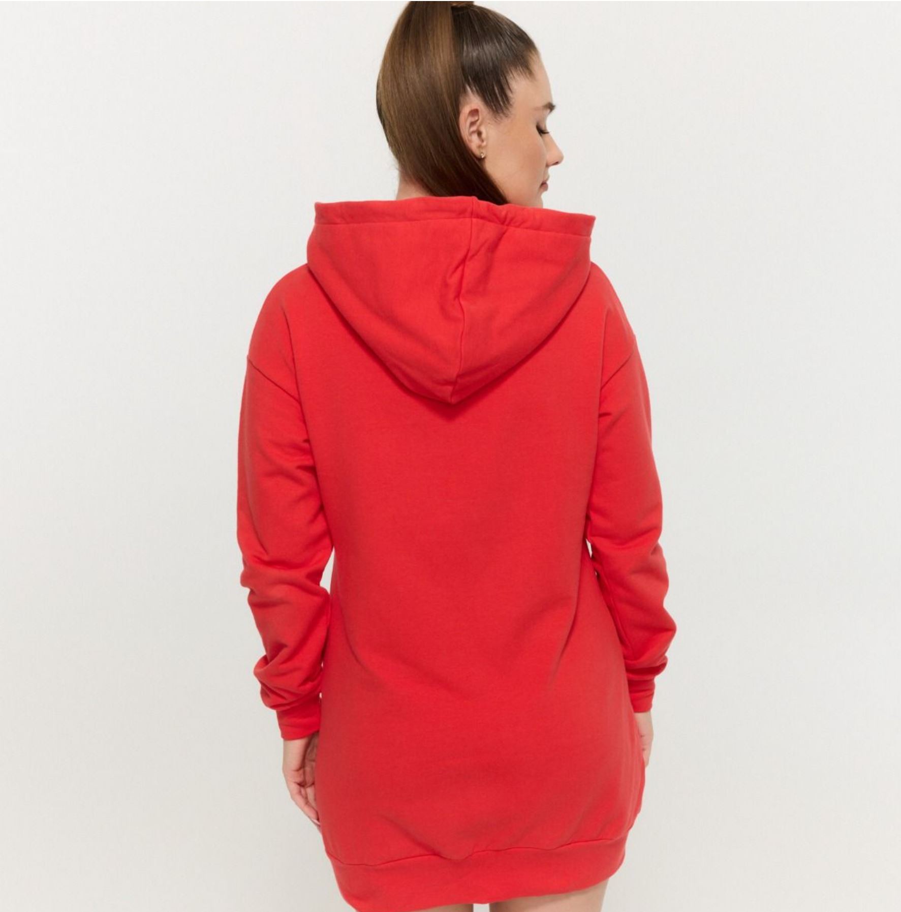 GymBeam LIMITLESS Longline Hoodie mit Seitentaschen Hoodie-Extralang